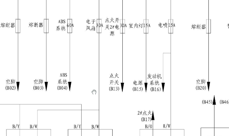 F3氧传感器电路图
