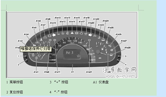 13年奔驰唯雅诺保养灯归零