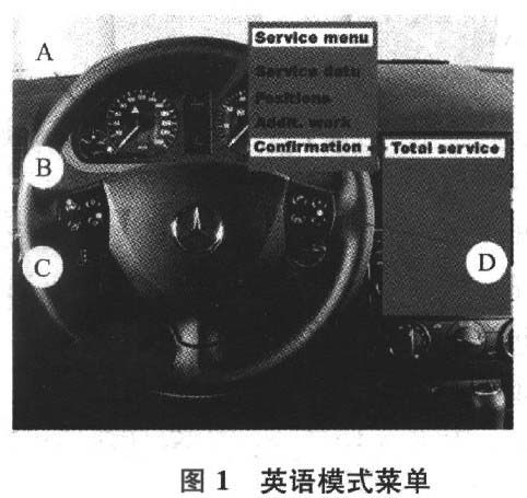 2005-2011年奔驰A200保养灯归零
