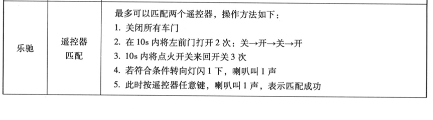 10年雪佛兰乐驰遥控匹配