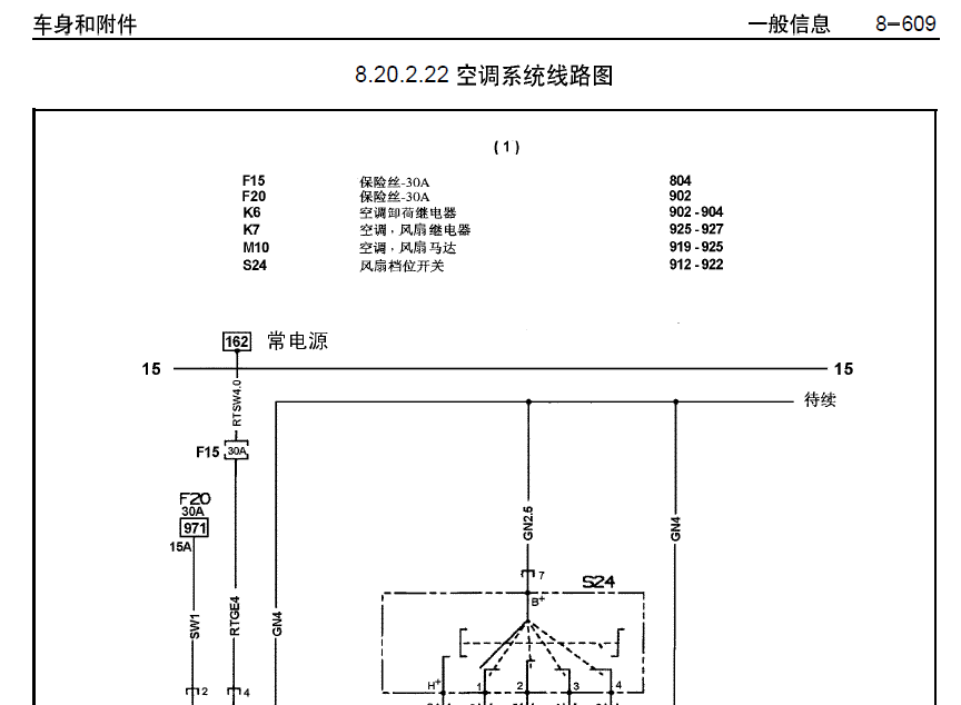 05年赛欧冷却系统电路图