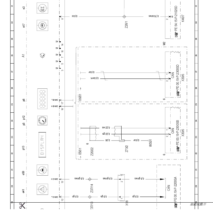 奔驰2001年奔驰S320仪表电路