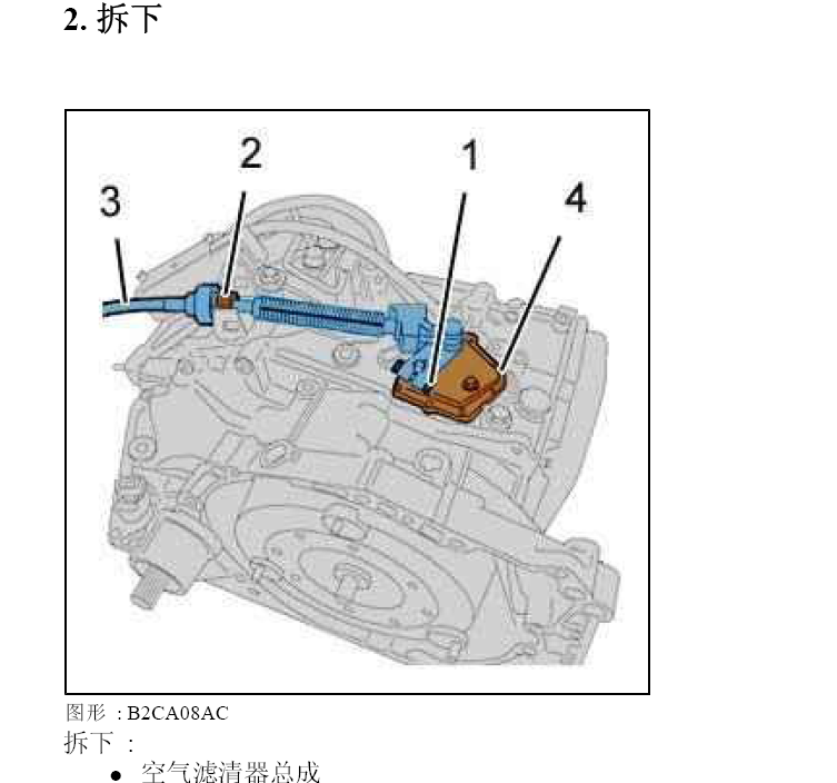 标志307变速箱滤网位置