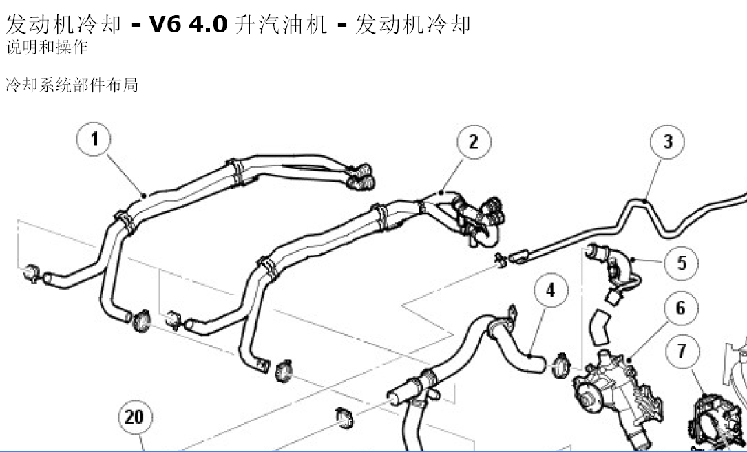 2010年路虎发现4冷却系统
