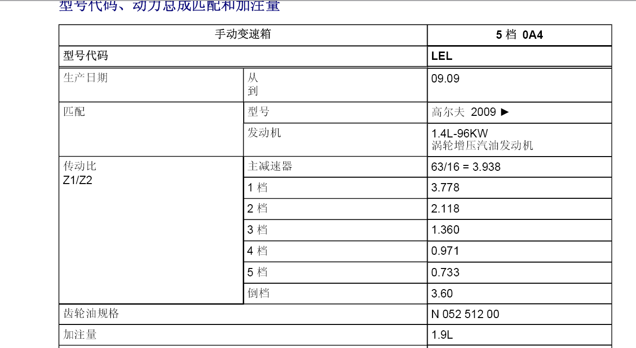 12年GOLF变速箱油加注
