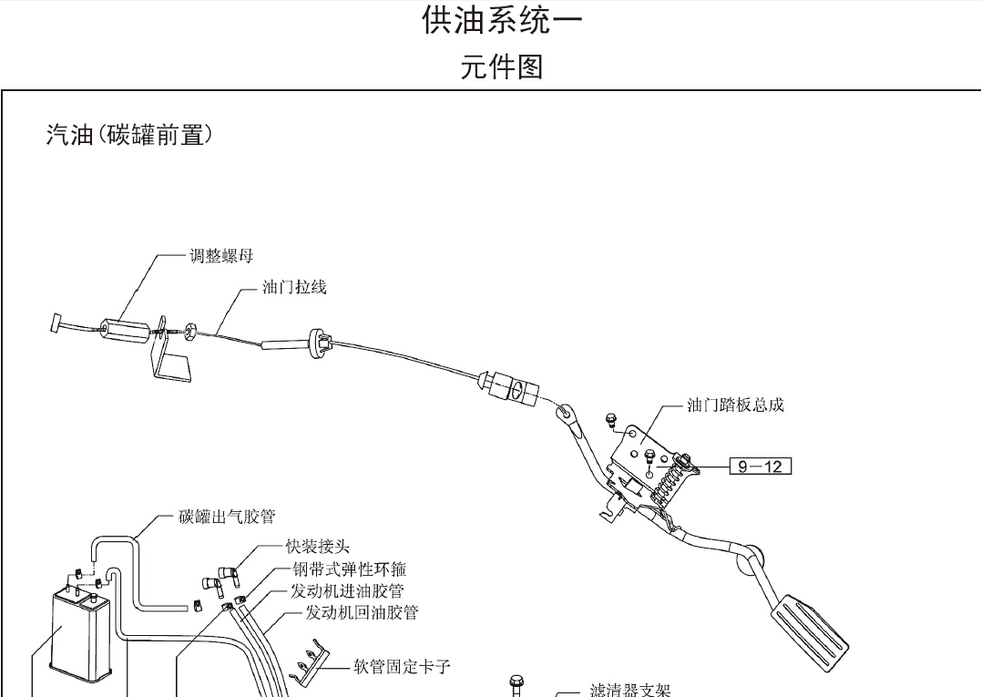11年长城汽车哈弗H3供油系统维修手册