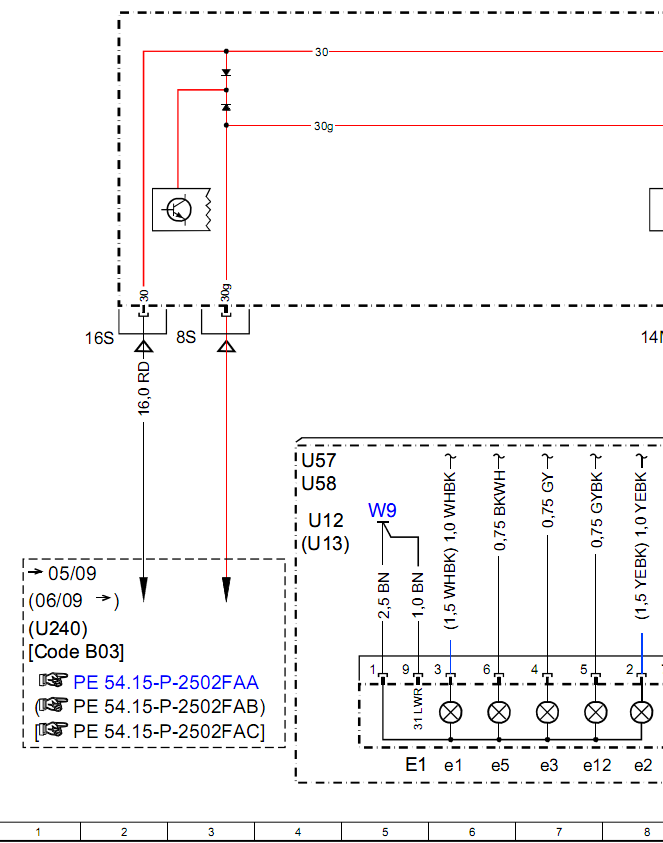 11年C180灯光线路