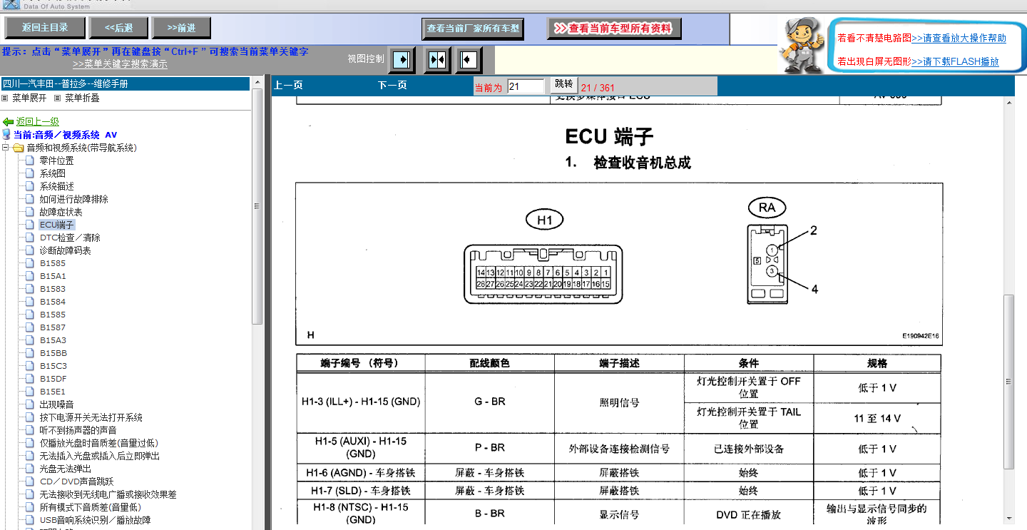 2010年普拉多音频端子图