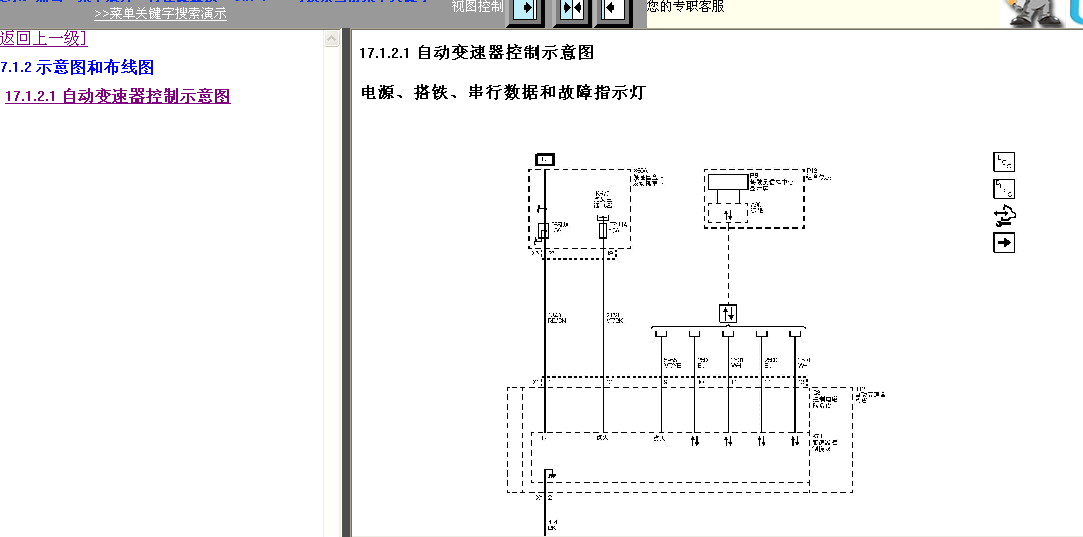 凯迪拉克变速箱电路图