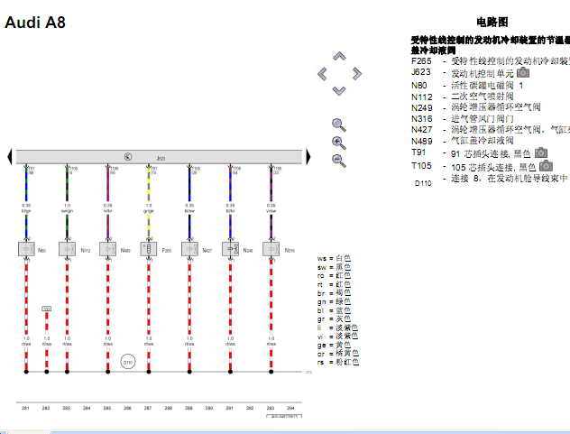 13年奥迪A8电路