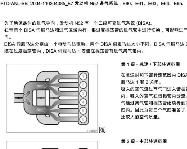 11年宝马X3 进气系统说明