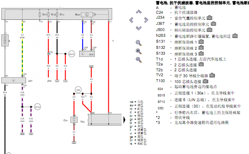 14年A6L的电路图