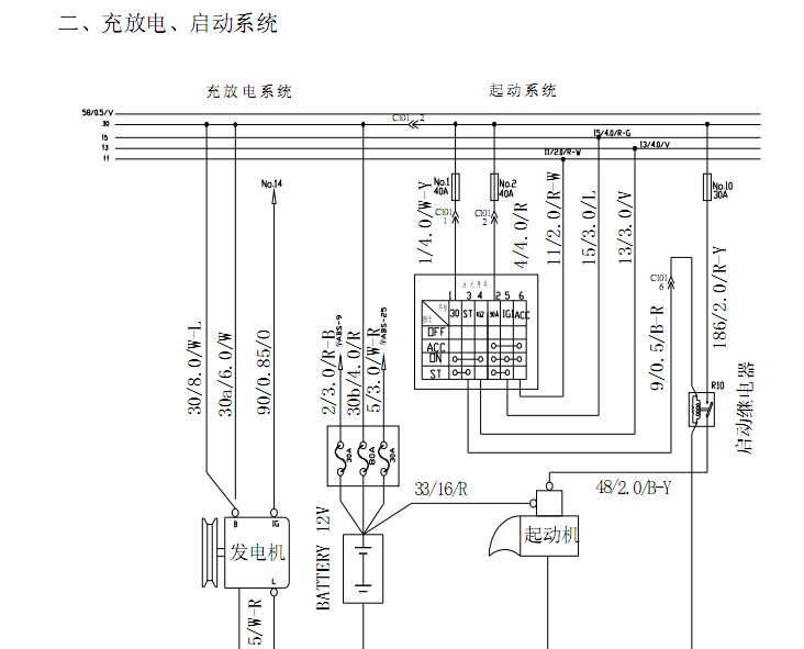 09年开瑞优优的电路图