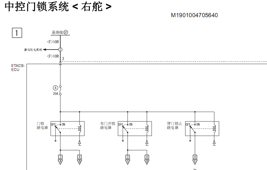 10年欧蓝德的线路图