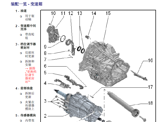 13年A7变速箱拆装