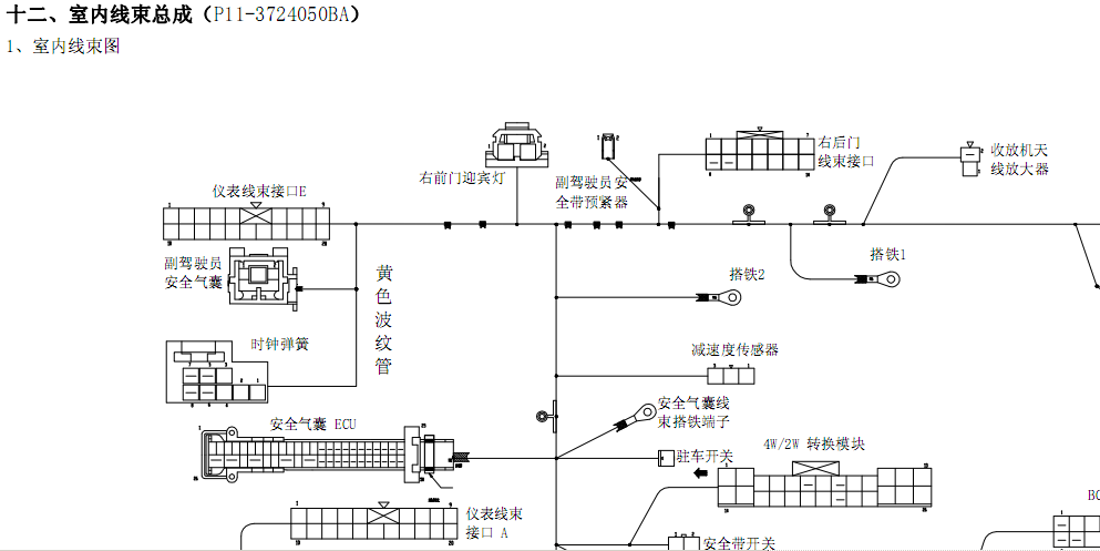 13年威麟（X5）的线路图