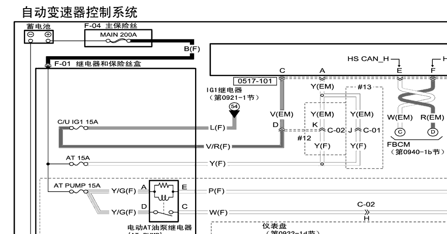 12年CX-5 的线路图