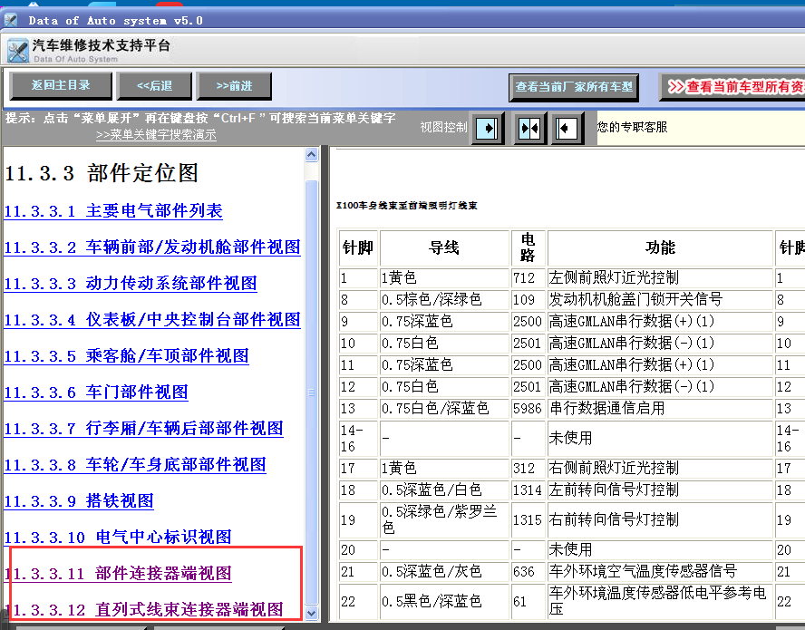 15年科鲁兹针脚说明
