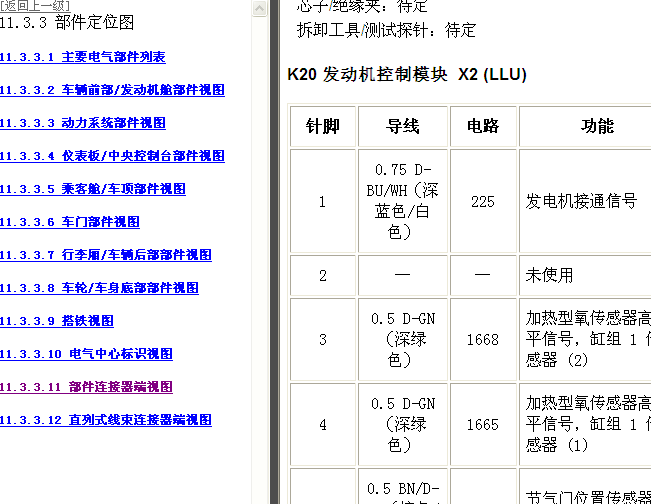 11年雪弗兰科鲁兹 发动机端子