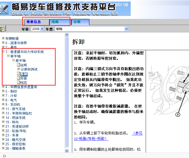 08年铂锐变速箱维修