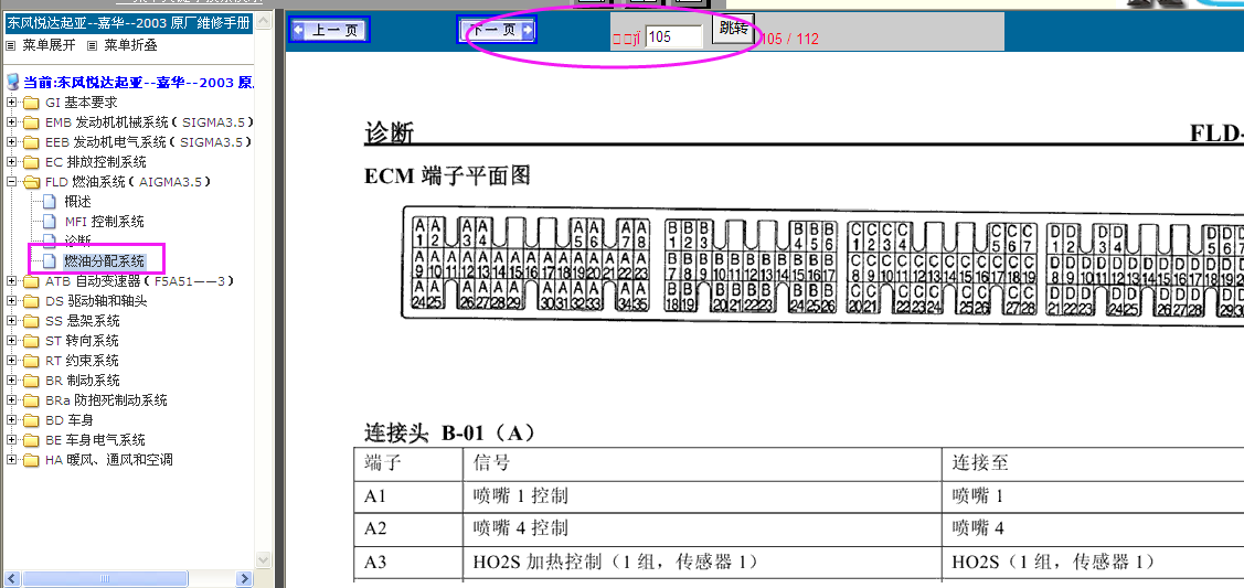 嘉华发动机针脚