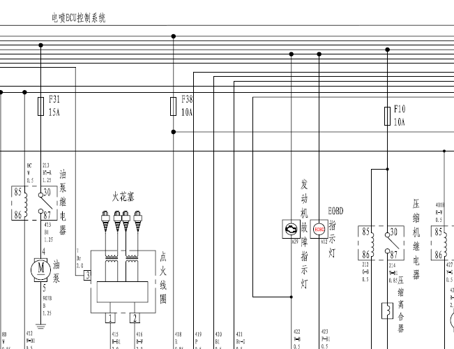 长城炫丽全车电路图