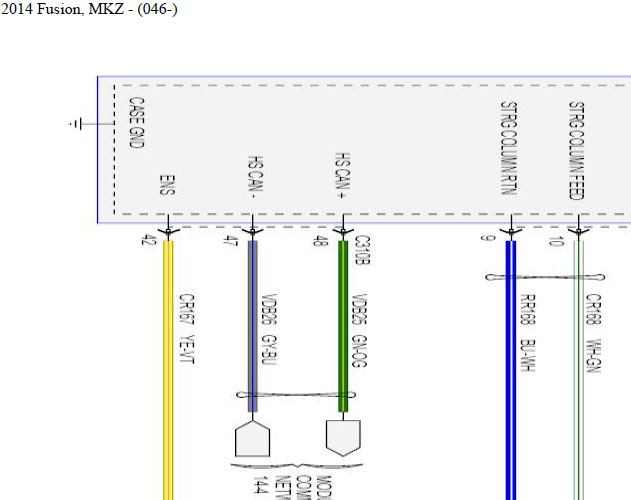 14年林肯MKZ SRS电路