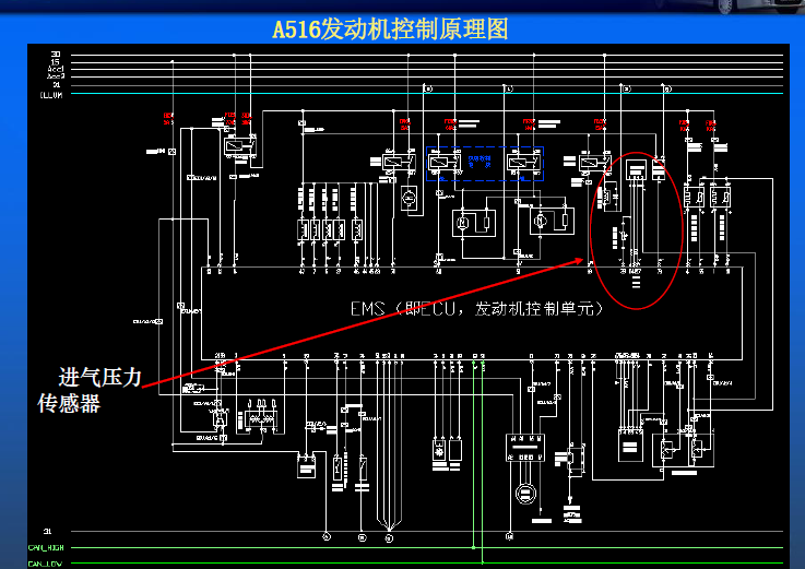 奇瑞SQR481发动机电路图