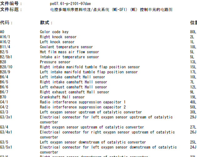 10年奔驰E300 相关电路
