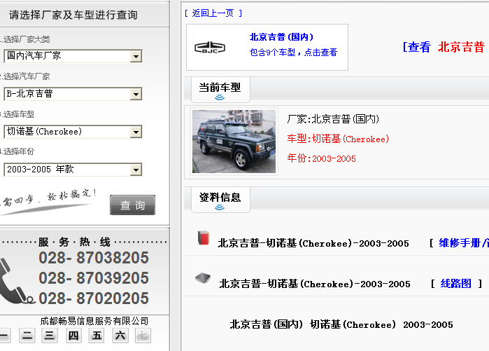 05年吉普切诺基 维修手册