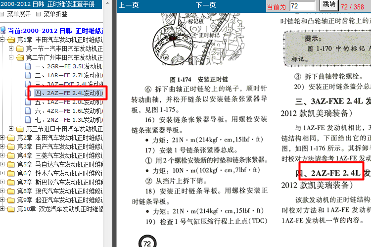 2AZ发动机正时