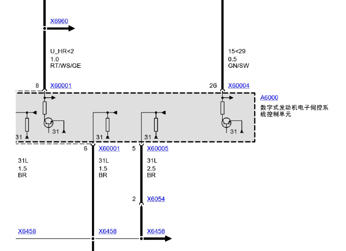 325I发动机电路图