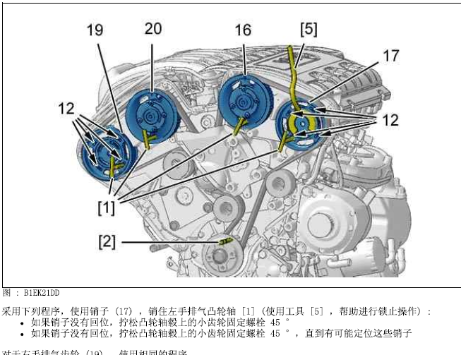 标致407 3.0发动机正时