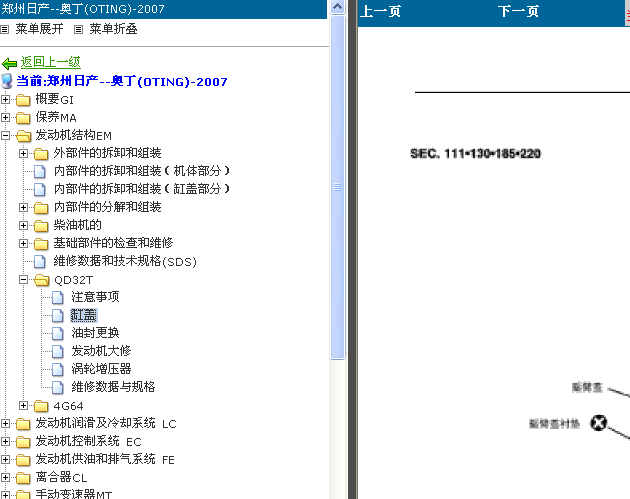 日产皮卡 QD32T发动机维修
