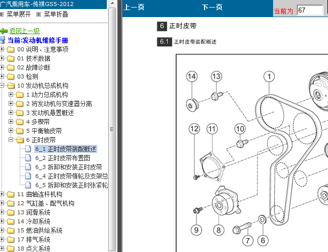 12年广汽传祺GS5 4B20K2发动机正时资料