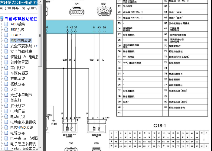 12年起亚狮跑 2.0发动机电路资料