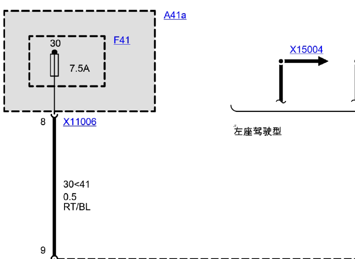 08年宝马523仪表电路图