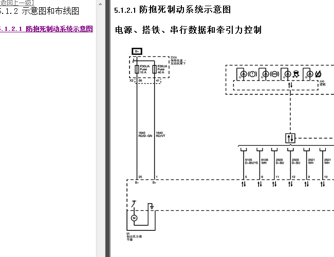 11年雪佛兰科鲁兹 ABS电路