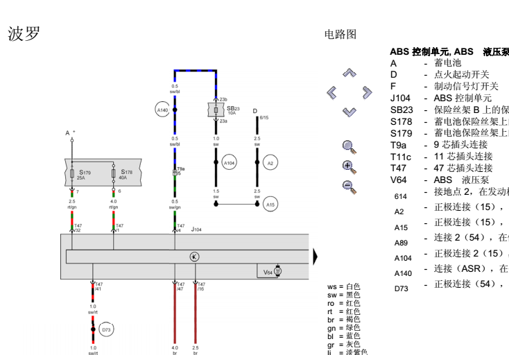 POLO   ABS电路图