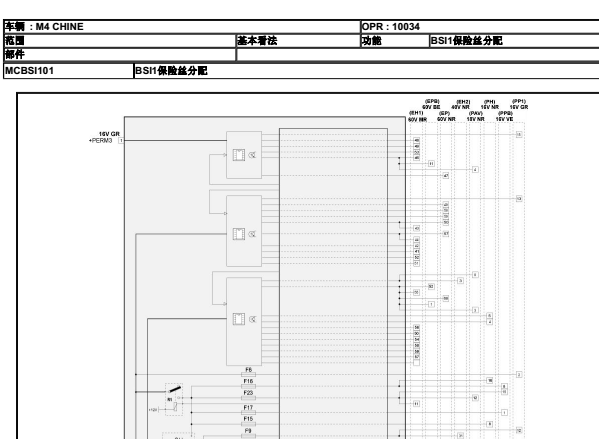 15年雪铁龙C3-XR BSI电路
