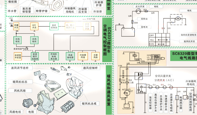 长安之星空调电路图