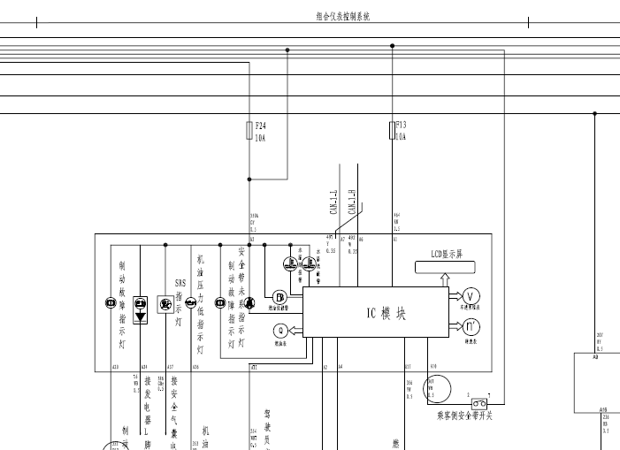 长城M4仪表电路图