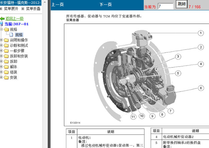 12年福特福克斯 自动变速箱维修资料