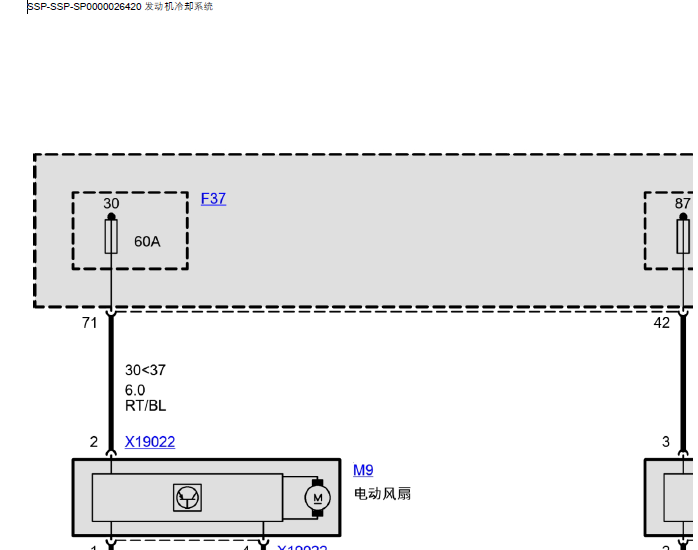 宝马X3 N52发动机冷却电路