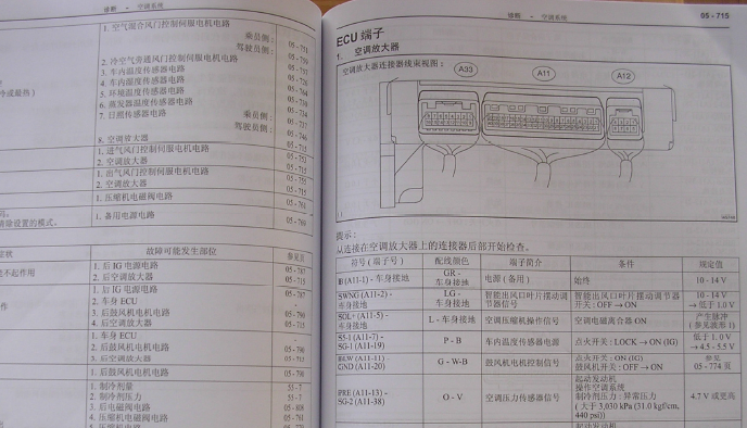 05年皇冠空调放大器端子