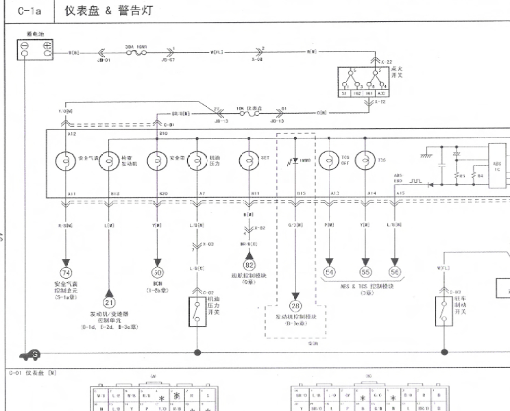 赛拉图仪表电路图
