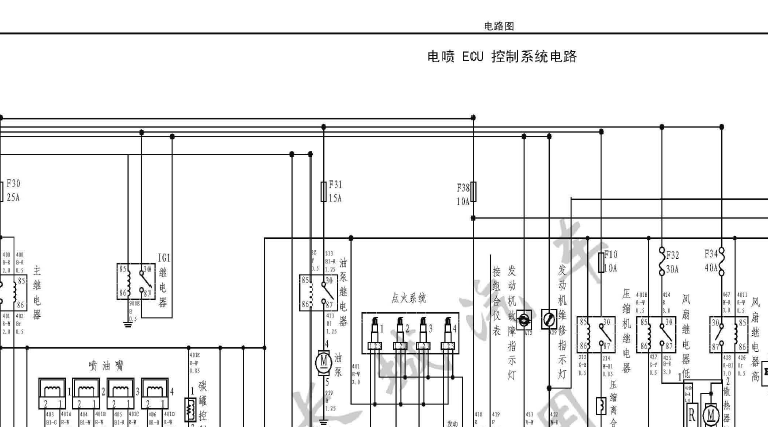 11年哈弗M2发动机电路图