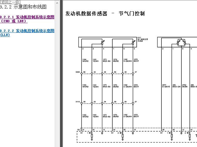 11年1.8排量发动机电路图
