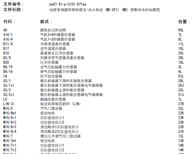 12年奔驰C180 发动机电路