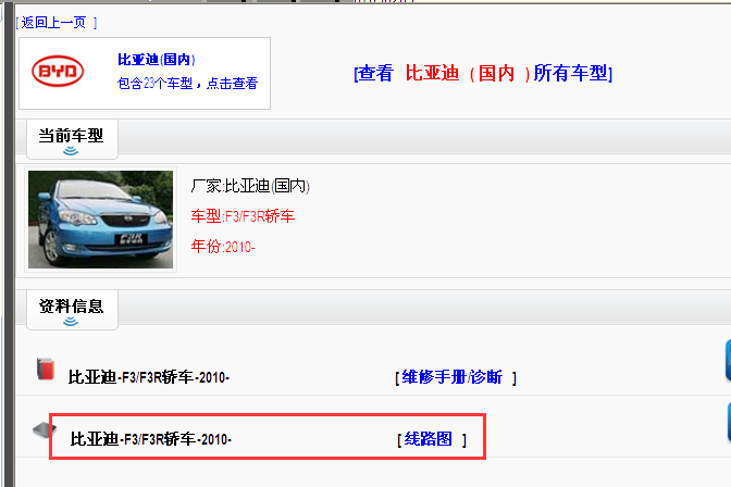 10年比亚迪F3电路图